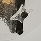 Kolo - Modern Black Metal & Clear Bubble Glass Wall Light