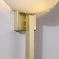 Grace - Iconic Vintage Style Wall Light - Satin Brass and Opal Glass