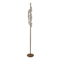 Sai - Gold Twisting Modern LED Floor Lamp with Ribbon Diffuser