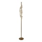 Sai - Gold Twisting Modern LED Floor Lamp with Ribbon Diffuser