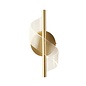 Sai - Modern Gold Twisting LED Ribbon Wall Light