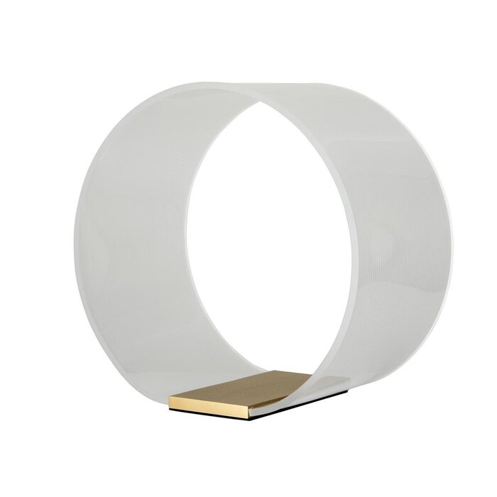 Ani - Contemporary Minimalist Sand Gold Ring LED Table Lamp