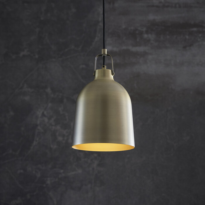 George - Industrial Pendant Light - Brass