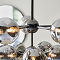 Carso - Modern Smoked Glass Globes Statement Pendant - Large