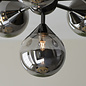 Carso - Modern Smoked Glass Feature Low Ceiling Light