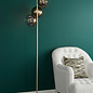 Lucy - Satin Gold & Gold Ombre 3 Light Floor Lamp
