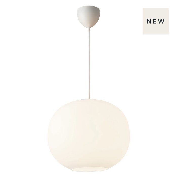 Navone - White Globe Scandi Pendant - Extra Large