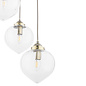 Whithman - 3 Light Cluster Pendant Antique Brass - Laura Ashley