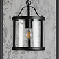 Harrington - Black and Glass Single Lantern Pendant - Laura Ashley