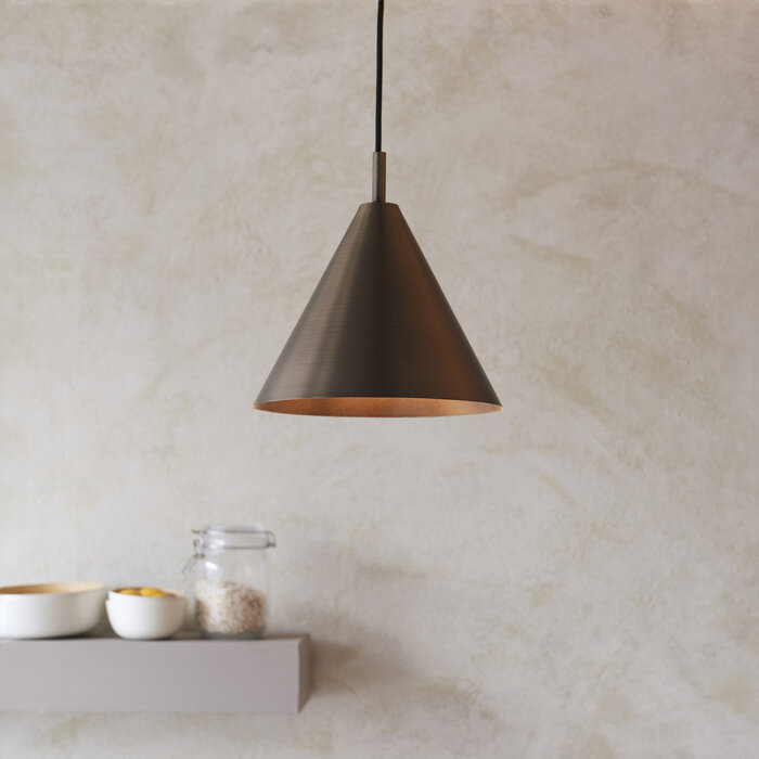 Capi - Conical Bronze Scandi Pendant