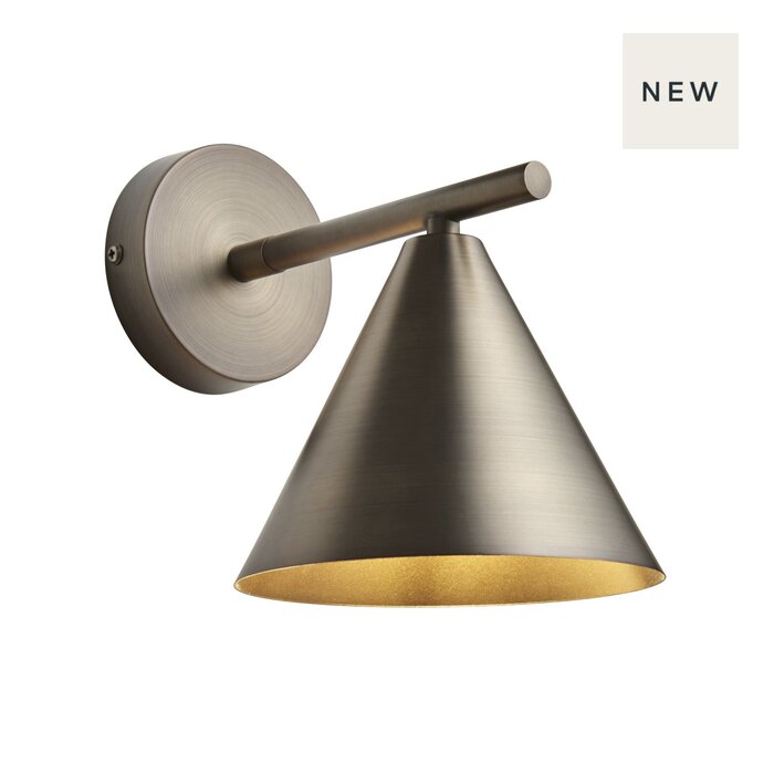 Capi - Adjustable Bronze Wall Light with Conical Shade