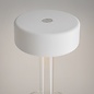 Elke - Minimalist Rechargeable Cordless Battery Table Lamp - White