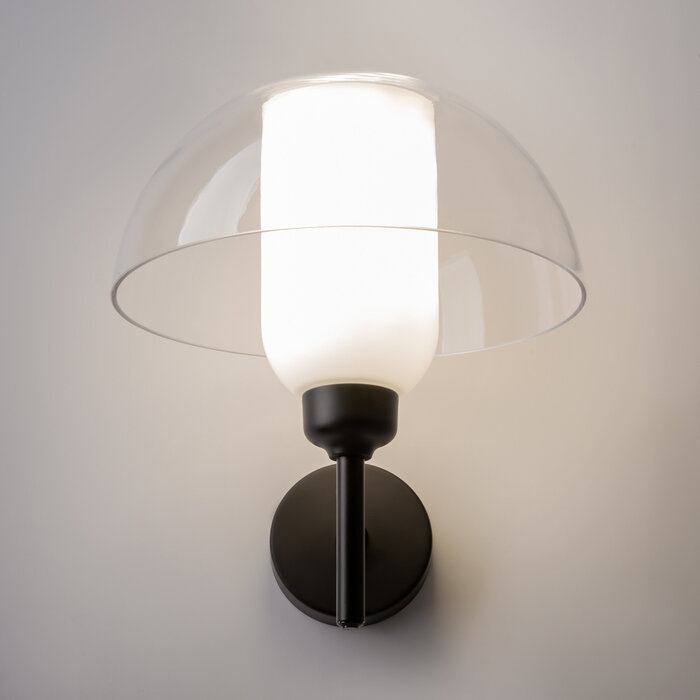 Marjit - Hourglass Minimalist Wall Light - Black