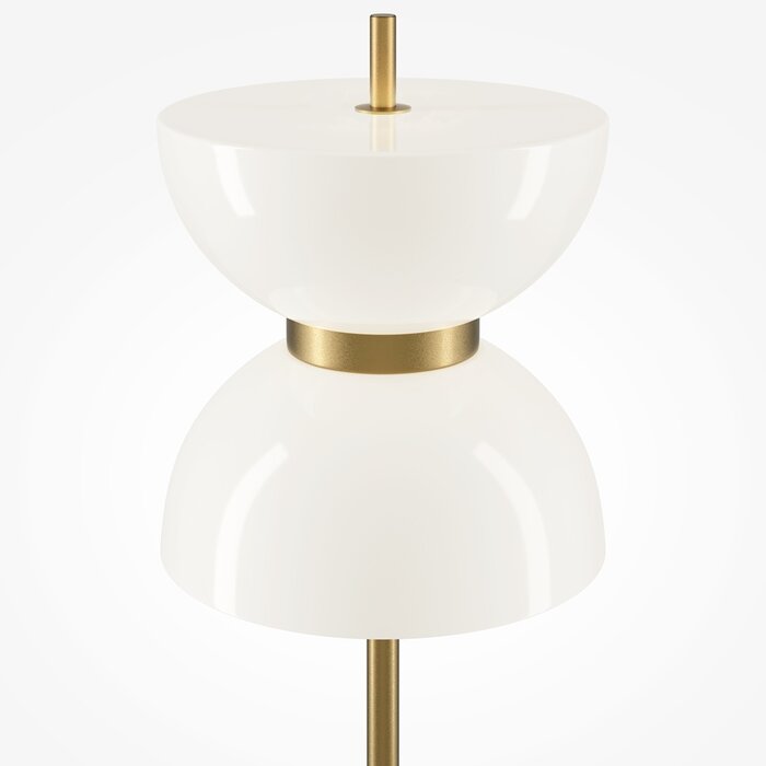 Kerstin - Hourglass Modern LED Floor Lamp - Gold