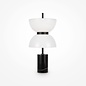 Kerstin - Hourglass Modern LED Table Lamp - Black