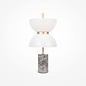 Kerstin - Hourglass Modern LED Table Lamp - Gold