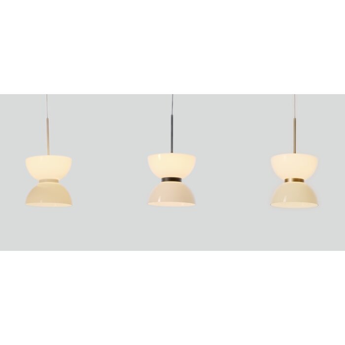 Kerstin - Hourglass LED Kitchen Pendant Light - Black