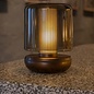 Noble Firefly - Rechargeable Cordless Table Lamp - Bronze & Smoked Glass