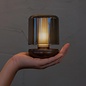 Noble Firefly - Rechargeable Cordless Table Lamp - Bronze & Smoked Glass