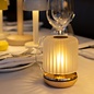 Noble Firefly - Rechargeable Cordless Table Lamp - Gold & FrostedGlass