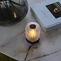 Noble Firefly - Rechargeable Cordless Table Lamp - Bronze & Frosted Glass