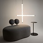 Euphony - Minimalist LED Bar Pendant with Geometric Shaping - Black