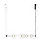 Euphony - Minimalist LED Bar Pendant with Geometric Shaping - Black