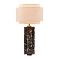 Taka - Brass and Linen Shade Scandi Table Lamp