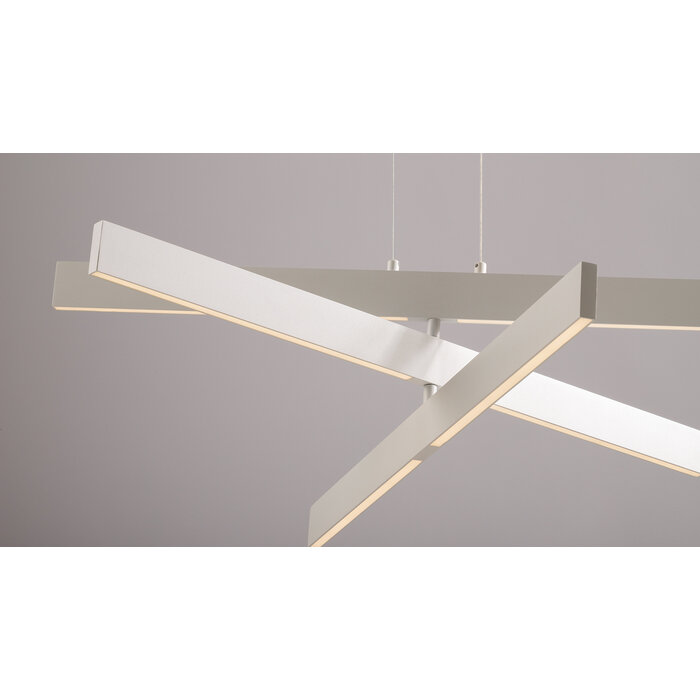 Origata - Large Minimalist LED Chandelier Pendant - White