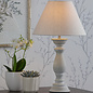 Chedworth - Washed Concrete Classic Column Table Lamp - Laura Ashley