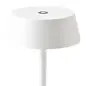 Wyvis - Minimalist Canopy Shade Rechargeable Table Lamp - White