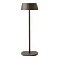 Wyvis - Minimalist Canopy Shade Rechargeable Table Lamp - Rust Brown