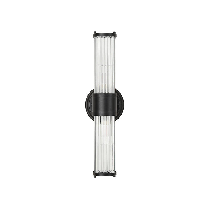 Tai - Glass Rods Black Bathroom Wall Light