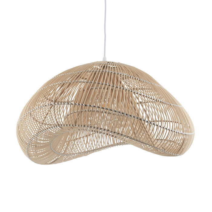 Simra - Cloud-Shaped Rattan Easy Fit Pendant Shade