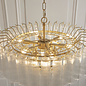Elysian - Modern Angled Glass Chandelier - Brass