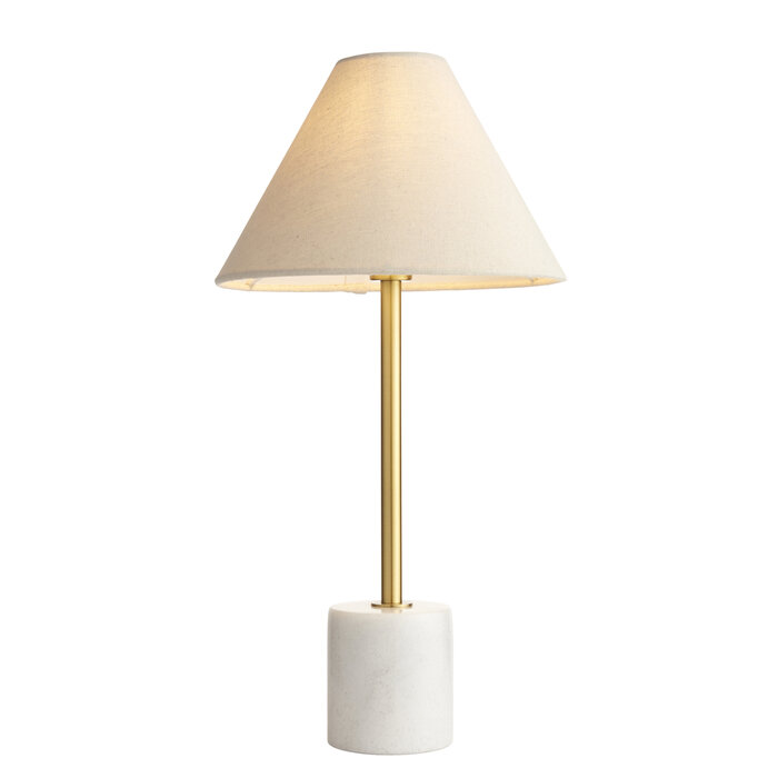 Oslo - Scandi Brass and Marble Table Lamp
