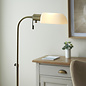 Elowen - Height Adjustable Reader Floor Lamp - Antique Brass