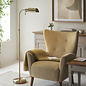 Elowen - Height Adjustable Reader Floor Lamp - Antique Brass