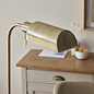 Elowen - Height Adjustable Reader Floor Lamp - Antique Brass