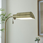 Elowen - Height Adjustable Reader Floor Lamp - Antique Brass