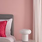 Kajan - White Glass Mushroom Retro Table Lamp