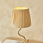 Sonsy - Brushed Aged Brass & Rafia  Table Lamp