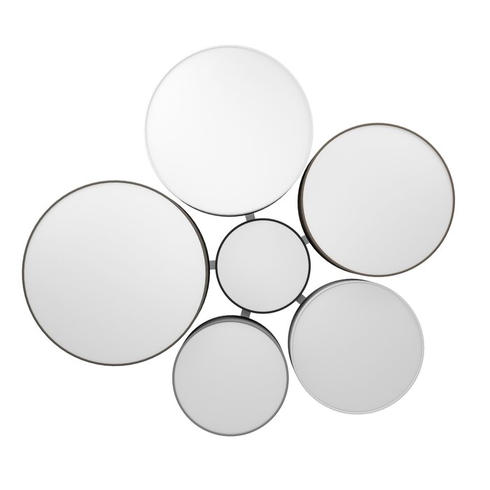 Pastel - Large Fabric Multi-Drum Flush Ceiling Light