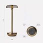 Noble Air - Rechargeable Cordless Table Lamp - Bronze & Smoked Glass