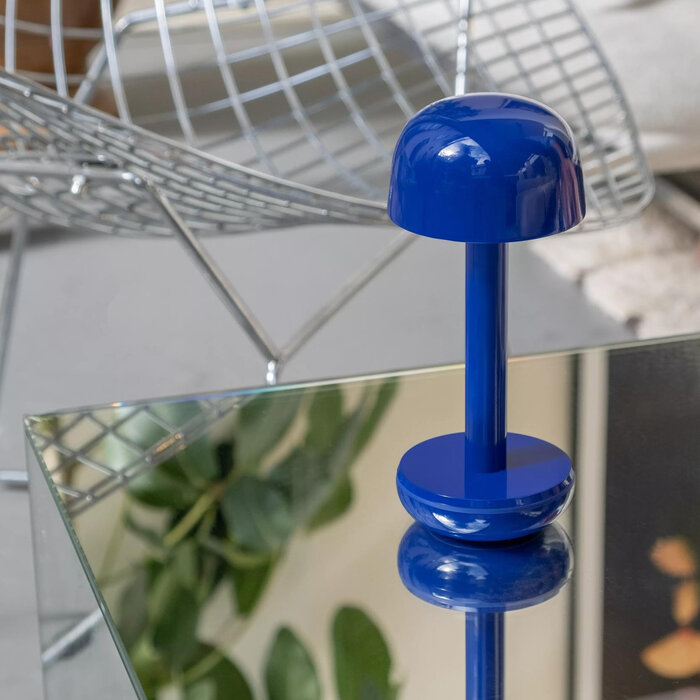 Noble Two - Rechargeable Cordless Table Lamp - High Gloss Cobalt Blue