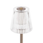 Rechargeable Cordless Table Lamp – Matt Antique Brass and Glass - Laura Ashley Callaghan.
