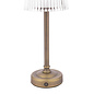 Rechargeable Cordless Table Lamp – Matt Antique Brass and Glass - Laura Ashley Callaghan.