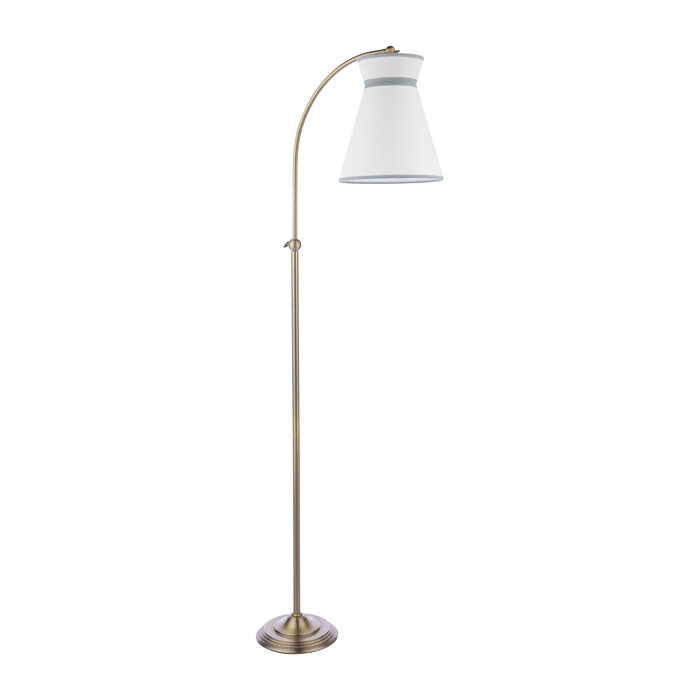 Laura Ashley Dearham Brass Floor Lamp – Antique Brass