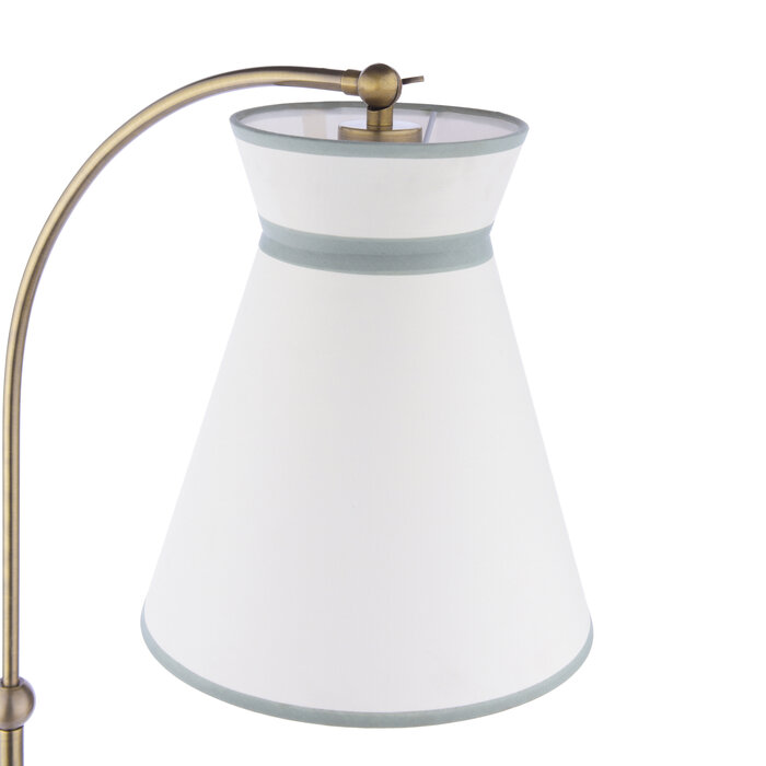 Laura Ashley Dearham Brass Floor Lamp – Antique Brass