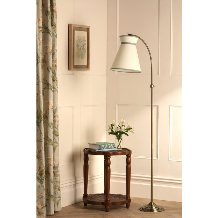 Laura Ashley Dearham Brass Floor Lamp – Antique Brass